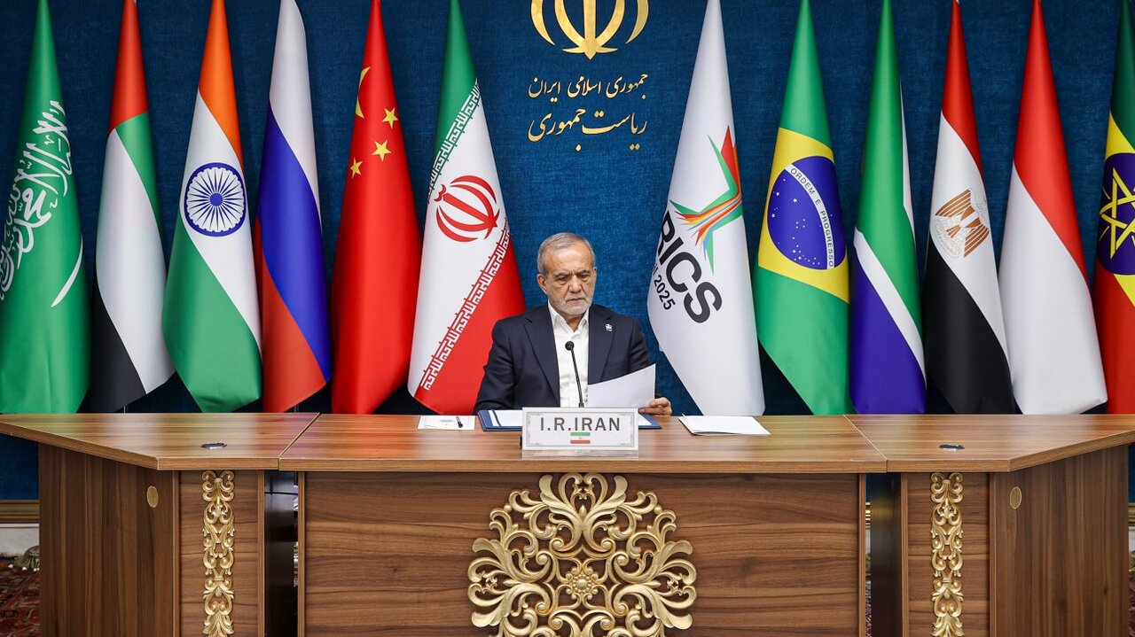 Iran's President emphasizes BRICS' role in countering unilateralism