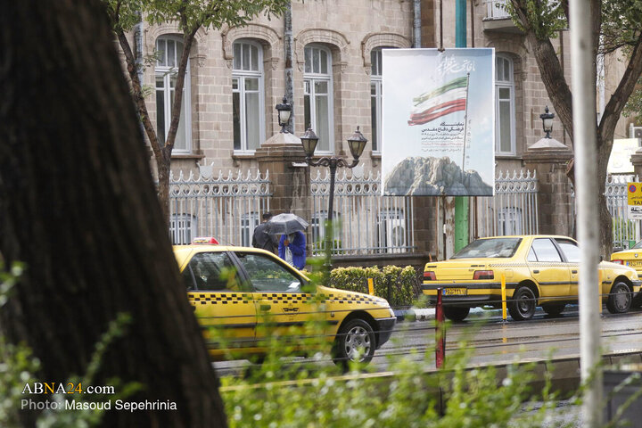 بارش اولین باران پاییزی در تبریز