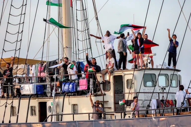 Global Sumud Flotilla nears Greece as activists defy Israeli threats to abort their attempt to break Gaza blockade