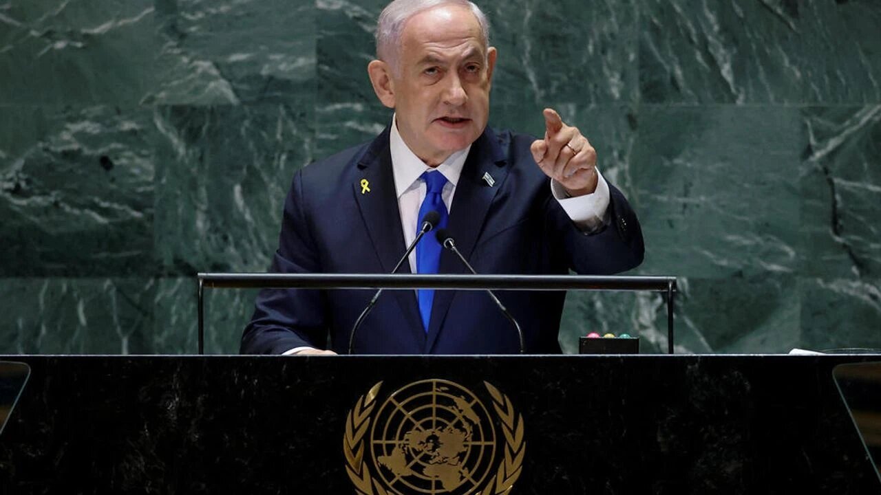 Katil Netanyahu BM salonunda yalnız kaldı: Çok sayıda temsilci salonu terk etti