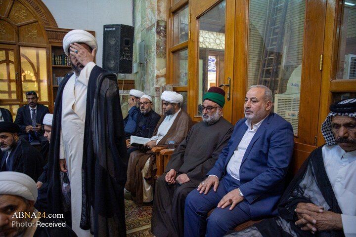 تشییع پیکر همسر مکرمه آیت‌الله العظمی سیستانی در حرم امیرالمؤمنین (ع)