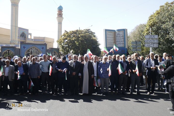 راهپیمایی بشارت نصر در تبریز