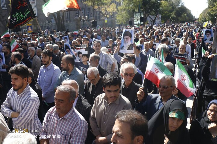 راهپیمایی بشارت نصر در تبریز