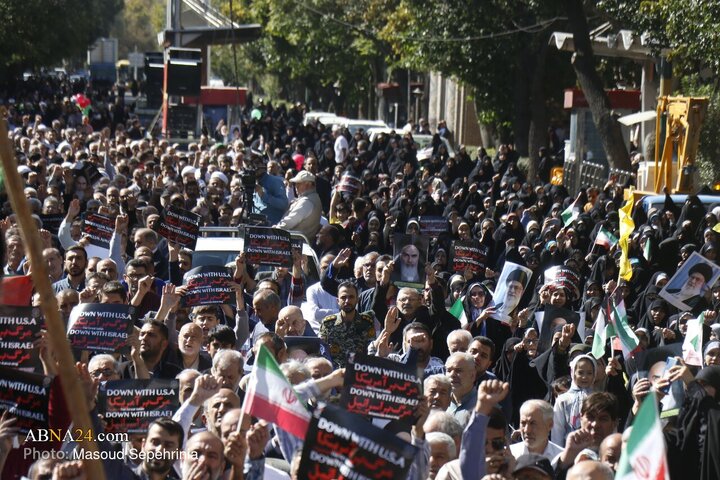 راهپیمایی بشارت نصر در تبریز