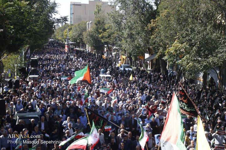 راهپیمایی بشارت نصر در تبریز