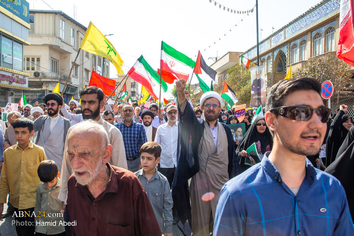 راهپیمایی بشارت نصر در قم