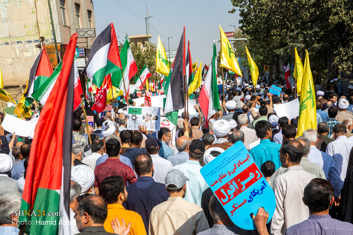 راهپیمایی بشارت نصر در قم