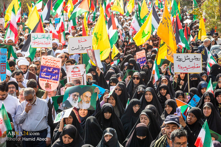 راهپیمایی بشارت نصر در قم