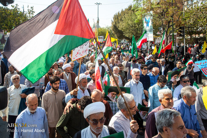 راهپیمایی بشارت نصر در قم