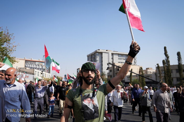 راهپیمایی بشارت نصر در تهران