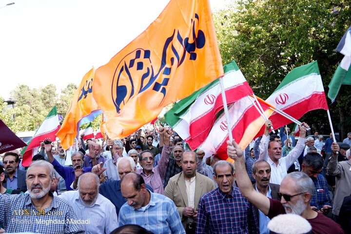 راهپیمایی بشارت نصر در تهران