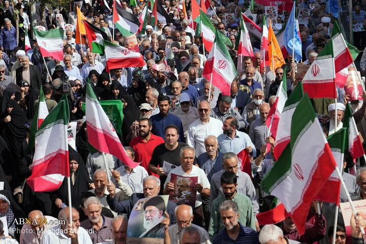 راهپیمایی بشارت نصر در تهران