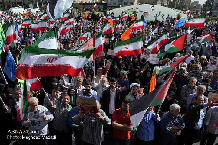راهپیمایی بشارت نصر در تهران