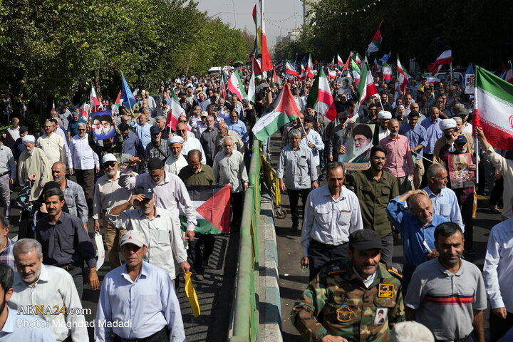 راهپیمایی بشارت نصر در تهران