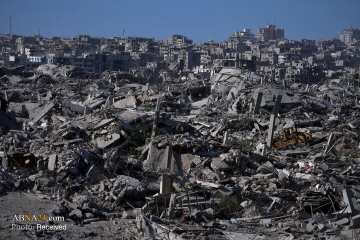 بازگشت هزاران آواره فلسطینی به شمال غزه پس از اعلام آتش‌بس