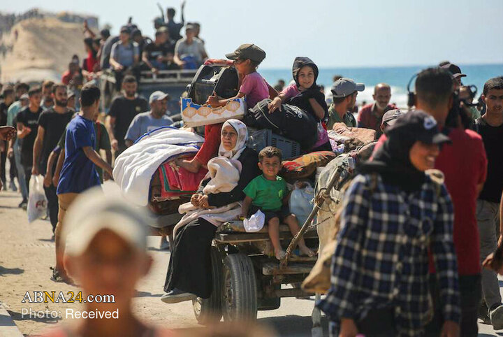 بازگشت هزاران آواره فلسطینی به شمال غزه پس از اعلام آتش‌بس