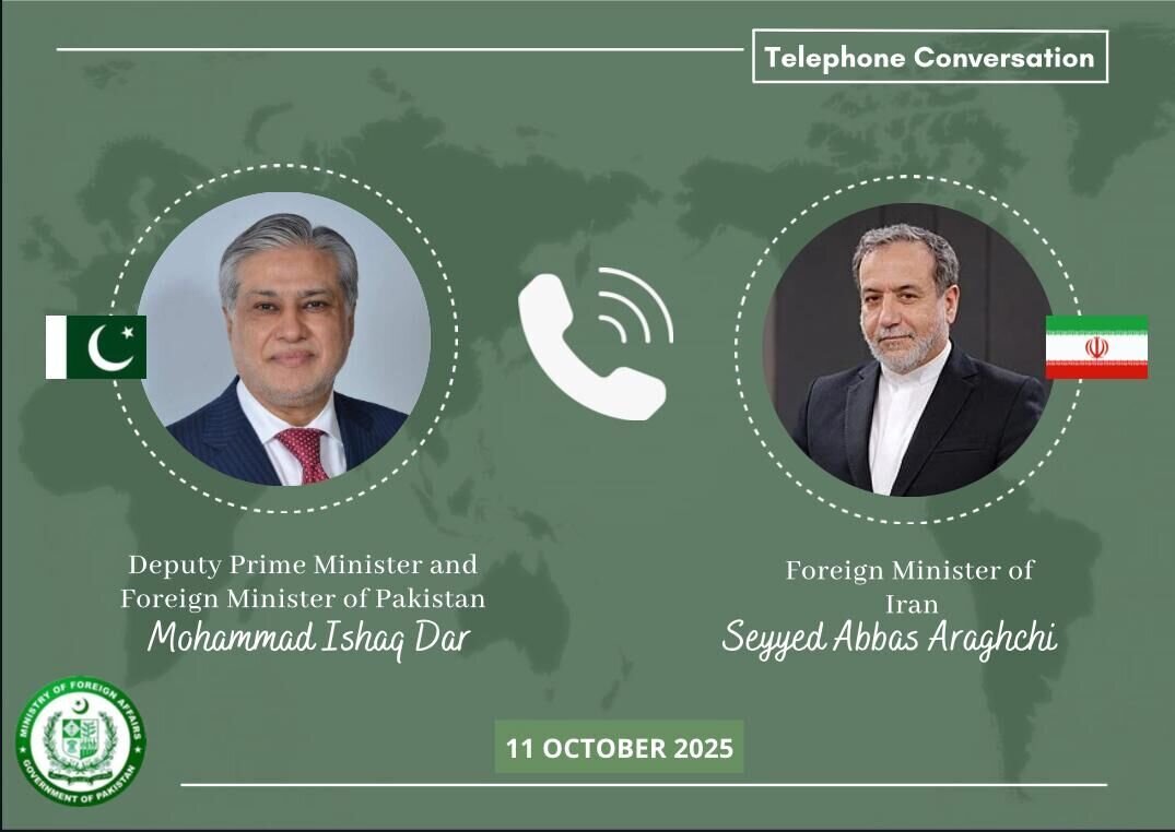 Iran, Pakistan FMs hold talks on Gaza, regional peace efforts