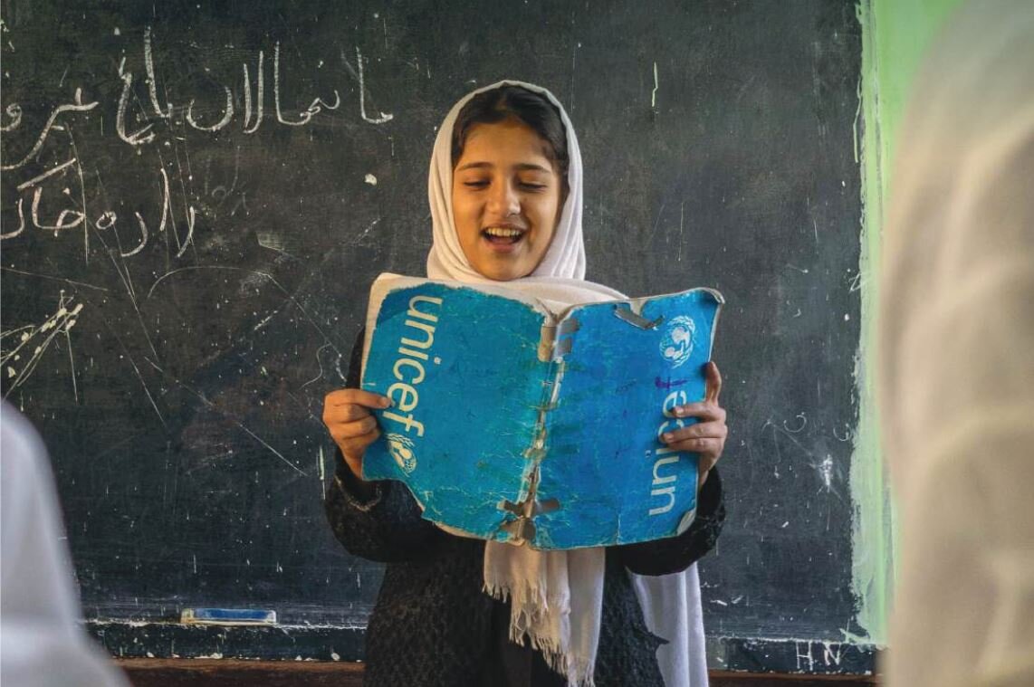 یونیسف و یونسکو: ۲.۲ میلیون دختر افغان از تحصیل محروم هستند / ۹۰ درصد کودکان ده ساله افغان بی‌سواد هستند