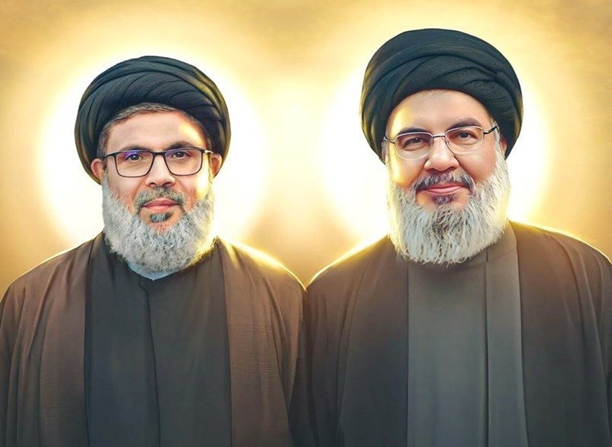 ویدیو | نشست علمایی در ضاحیه بیروت به یاد شهیدان نصرالله و صفی‌الدین