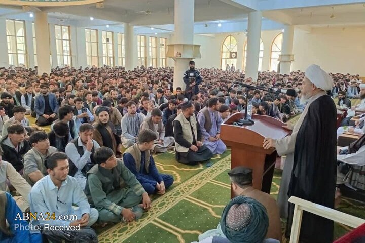 عکس خبری | سخنرانی آیت الله واعظ‌زاده بهسودی در دانشگاه کابل