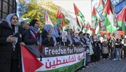 Berlin demonstrators demand end to German arms support for Israel