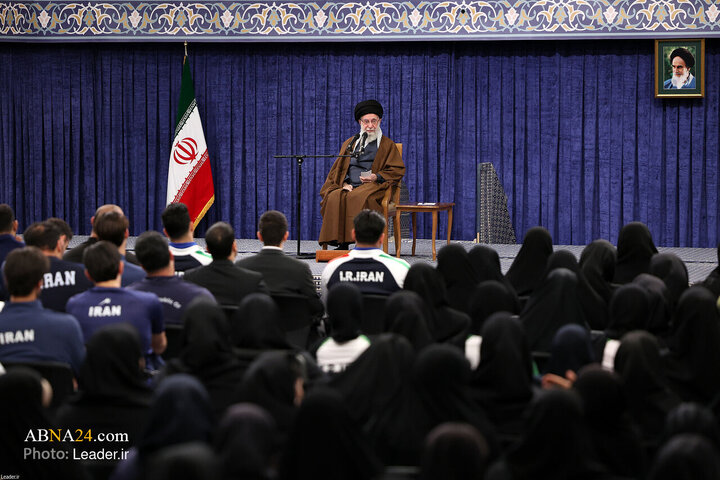 دیدار قهرمانان ورزشی و مدال‌آوران المپیادهای علمی با رهبر انقلاب