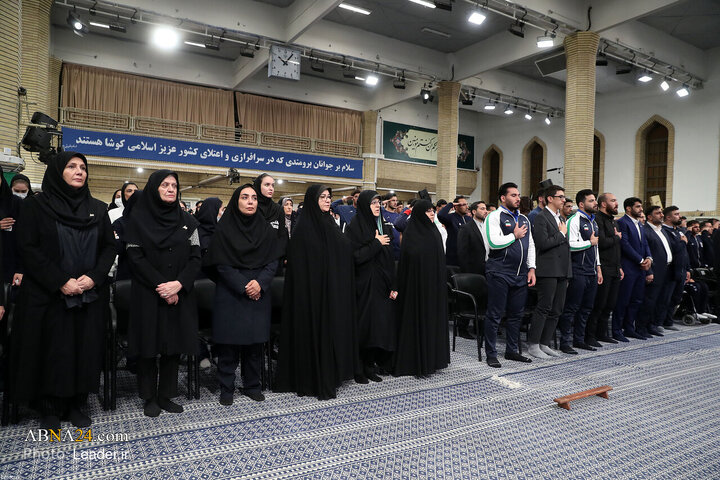 دیدار قهرمانان ورزشی و مدال‌آوران المپیادهای علمی با رهبر انقلاب