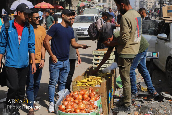 بازگشت رونق به بازارهای غزه پس از اجرای آتش‌بس