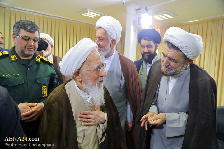 گزارش تصویری | دیدار اعضای ستاد بزرگداشت روحانیون رزمنده مازندران با آیت‌الله‌العظمی جوادی آملی