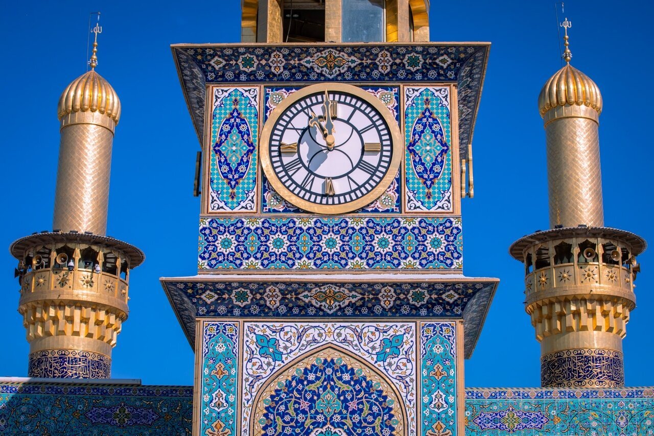 برج ساعت حرم حضرت عباس(ع)