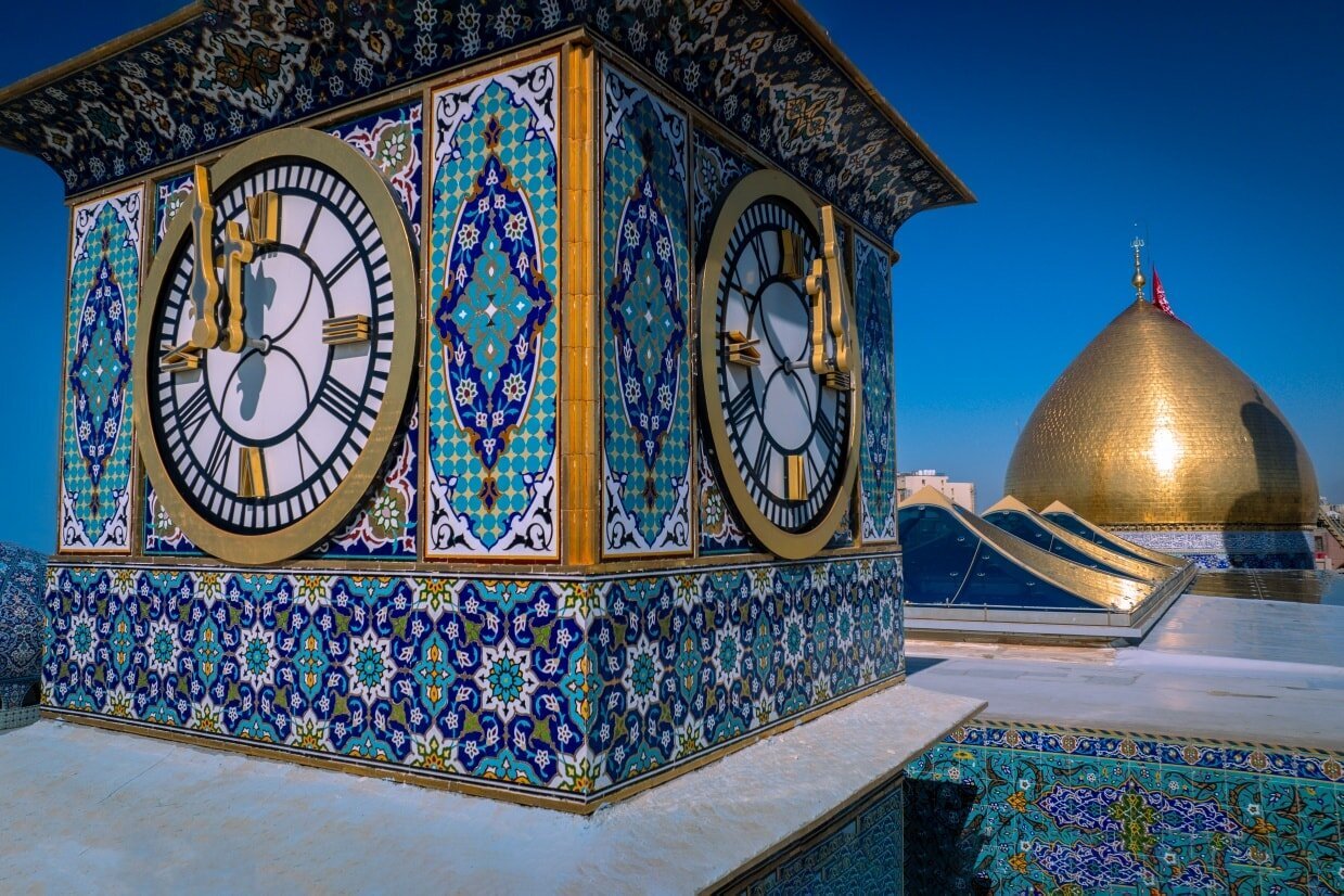 برج ساعت حرم حضرت عباس(ع)
