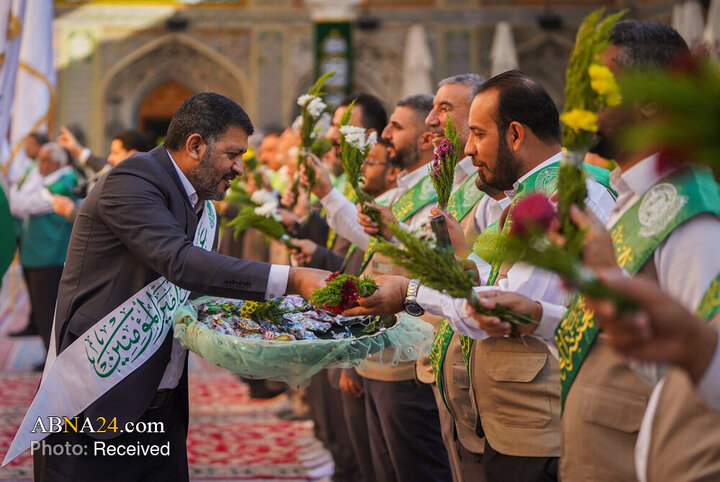 شکوه جشن میلاد حضرت زینب(س) در حرم مطهر امیرالمؤمنین(ع)