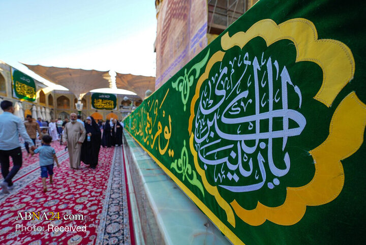 شکوه جشن میلاد حضرت زینب(س) در حرم مطهر امیرالمؤمنین(ع)