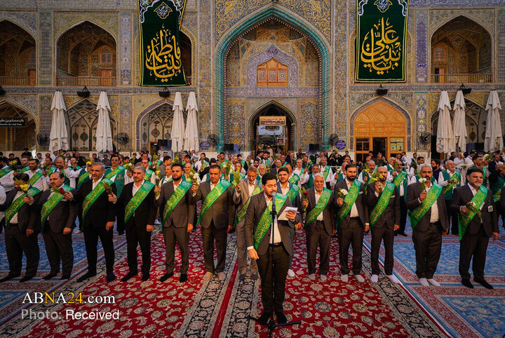 شکوه جشن میلاد حضرت زینب(س) در حرم مطهر امیرالمؤمنین(ع)