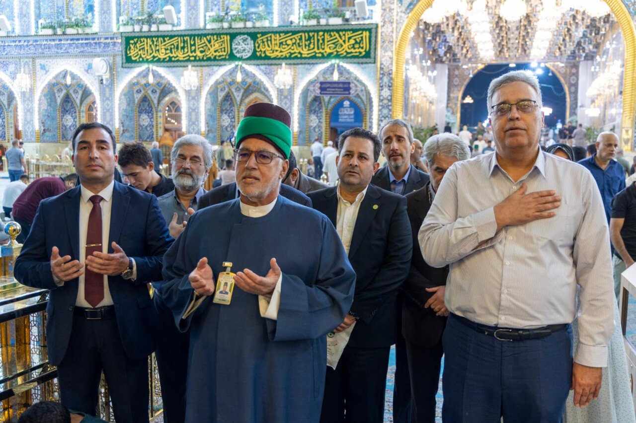 Al-Abbas Holy Shrine hosts a delegation of heads of Iranian technological universities (+Photos)