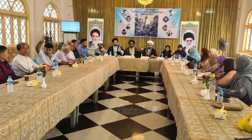 نشست علمی «افکار برجسته رهبران دینی شیعه» در شهر یانگون میانمار برگزار شد