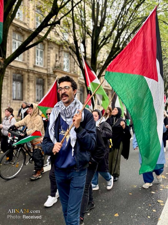 عکس خبری | حمایت اهالی شهر بوردو فرانسه از مقاومت و محکومیت جنایات رژیم صهیونیستی