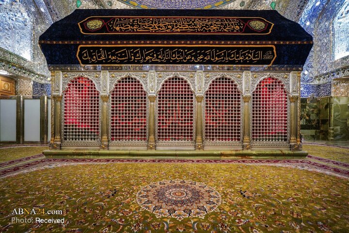 حرم امیرالمؤمنین در سوگ سالگرد شهادت حضرت فاطمه زهرا