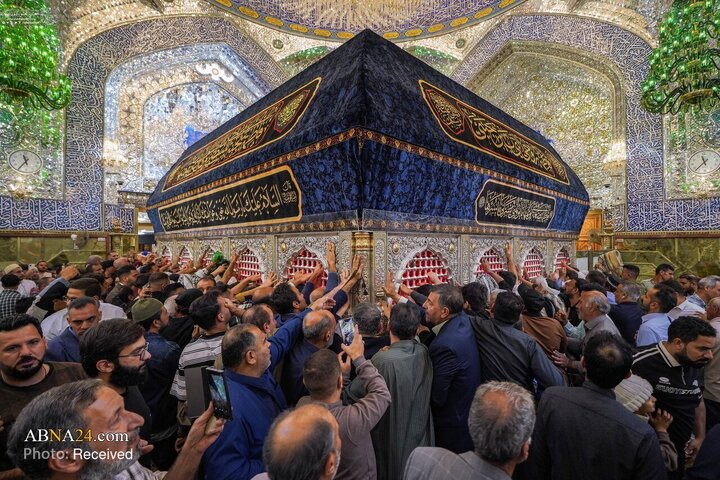 حرم امیرالمؤمنین در سوگ سالگرد شهادت حضرت فاطمه زهرا
