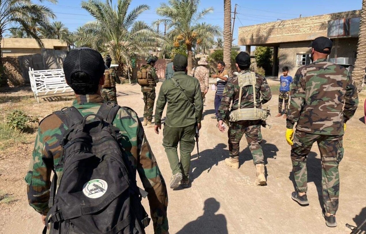 شهادت یک نیروی الحشد الشعبی در پی انفجار بمب در بغداد