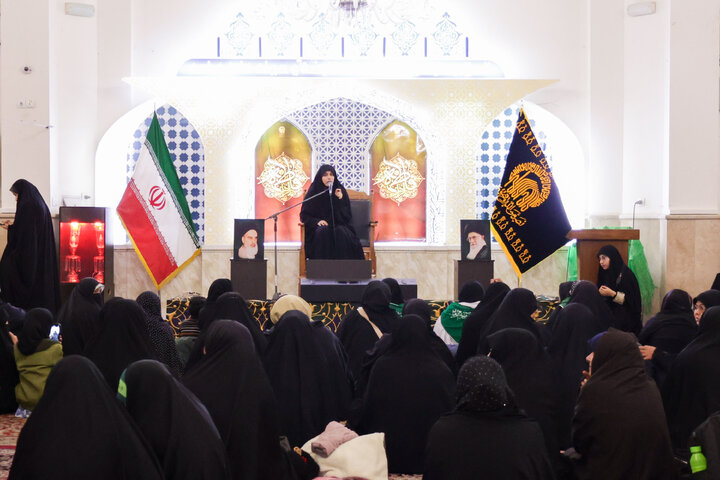 Photos: Mourning ceremony of Hazrat Zahra held by Urdu-speaking women at Razavi Holy Shrine