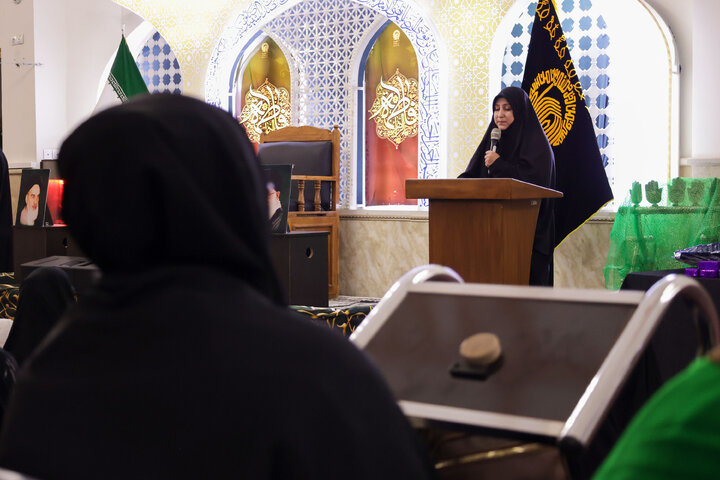 Photos: Mourning ceremony of Hazrat Zahra held by Urdu-speaking women at Razavi Holy Shrine