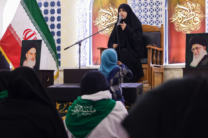Photos: Mourning ceremony of Hazrat Zahra held by Urdu-speaking women at Razavi Holy Shrine