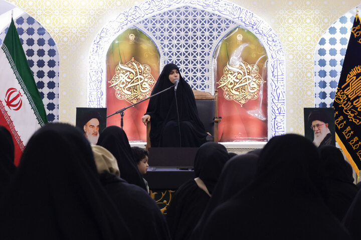 Photos: Mourning ceremony of Hazrat Zahra held by Urdu-speaking women at Razavi Holy Shrine