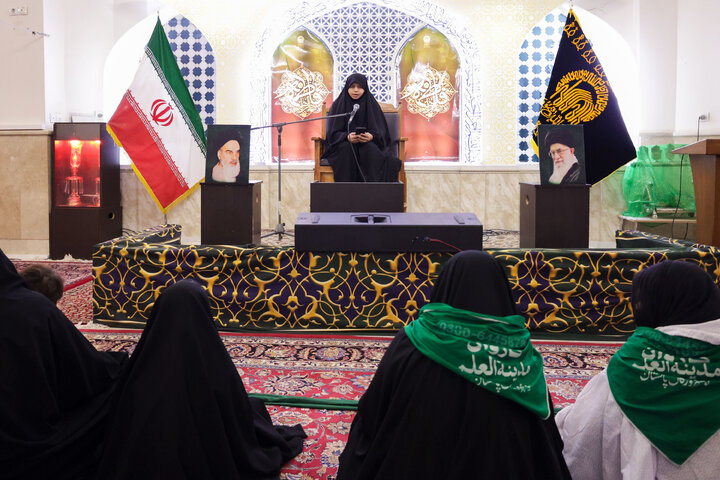 Photos: Mourning ceremony of Hazrat Zahra held by Urdu-speaking women at Razavi Holy Shrine