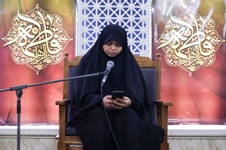 Photos: Mourning ceremony of Hazrat Zahra held by Urdu-speaking women at Razavi Holy Shrine