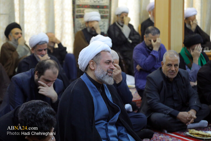 مراسم عزاداری شهادت حضرت فاطمه زهرا(س) در بیت آیت‌الله الهی