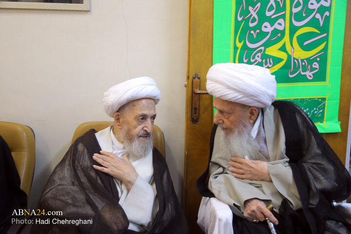 مراسم عزاداری شهادت حضرت فاطمه زهرا(س) در بیت آیت‌الله الهی