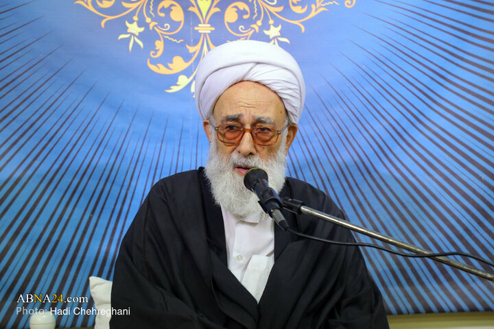 مراسم عزاداری شهادت حضرت فاطمه زهرا(س) در بیت آیت‌الله الهی