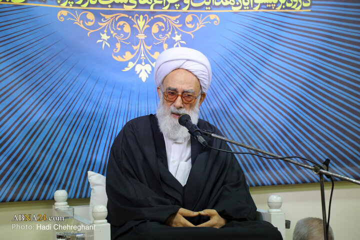 مراسم عزاداری شهادت حضرت فاطمه زهرا(س) در بیت آیت‌الله الهی